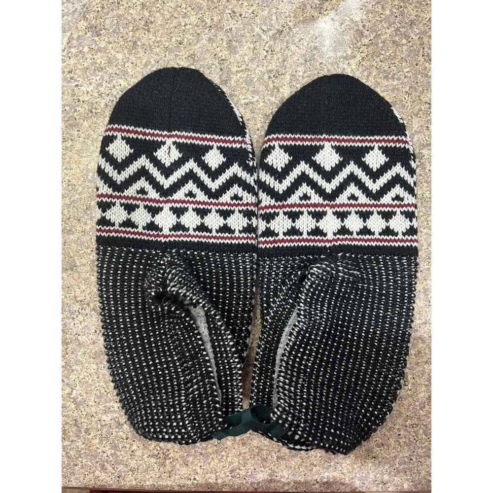 Bombas Black and Cream Patterned Men's No-Show Socks